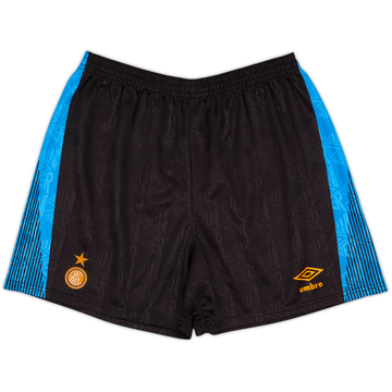 1991-93 Inter Milan Home Shorts - 9/10 - (M)