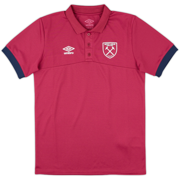 2017-18 West Ham Umbro Polo Shirt - 10/10 - (XL.Boys)