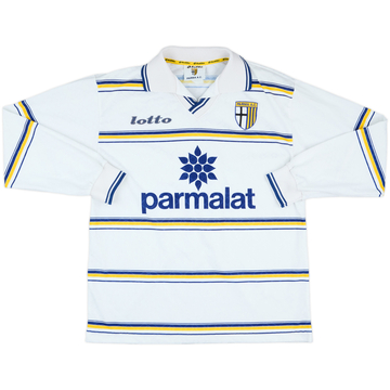 1998-99 Parma Match Issue Away L/S Shirt #15