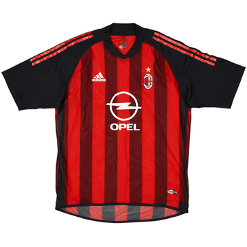 2002-03 AC Milan Special Edition Player Issue Home Shirt - 10/10 - (M)