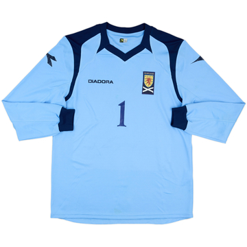 2008-09 Scotland Match Issue GK Shirt #1