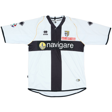 2007-08 Parma Match Issue Home Shirt #5