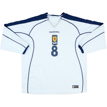 2003-05 Scotland Women Match Issue Away L/S Shirt #8