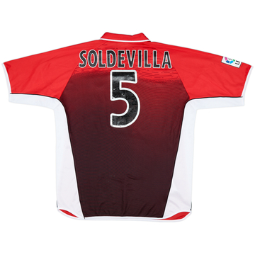 2002-03 Espanyol Away Shirt Soldevilla #5 - 6/10 - (XL)