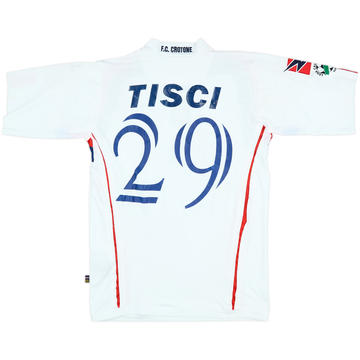 2006-07 Crotone Match Issue Away Shirt Tisci #29