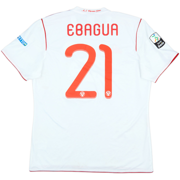 2012-13 Varese Match Issue Home Shirt Ebagua #21