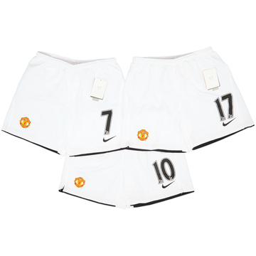 2007-09 Manchester United Home Shorts (L.Boys)
