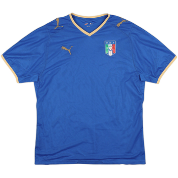 2007-08 Italy Home Shirt - 8/10 - (L)