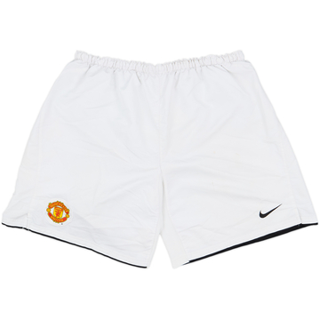 2007-09 Manchester United Home Shorts - 6/10 - (XL)