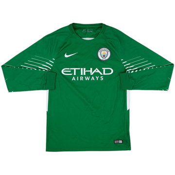 2017-18 Manchester City GK Shirt - 10/10 - (S)