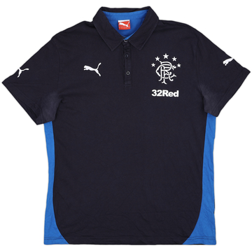 2013-14 Rangers Puma Polo Shirt - 8/10 - (L)