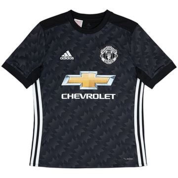 2017-18 Manchester United Away Shirt - 10/10 - (L.Boys)