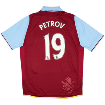 2012-13 Aston Villa Home Shirt Petrov #19 (M)