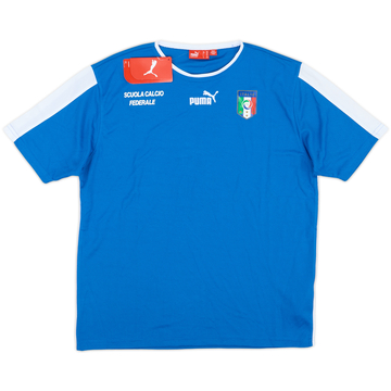 2000s Italy Puma 'Scuola Calcio Federale' Training Shirt (XL.Boys)