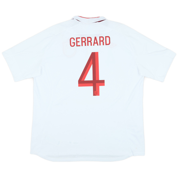 2012-13 England Home Shirt Gerrard #4 (XXL)