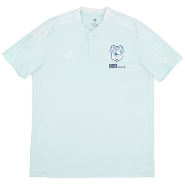 2021-22 Cardiff City adidas Polo Shirt - 8/10 - (M)