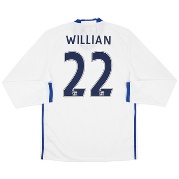 2016-17 Chelsea Player Issue Third L/S Shirt Willian #22 (XL)