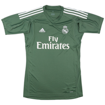 2017-18 Real Madrid GK S/S Shirt - 9/10 - (S)