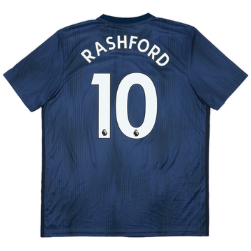 2018-19 Manchester United Third Shirt Rashford #10 - 7/10 - (XL)