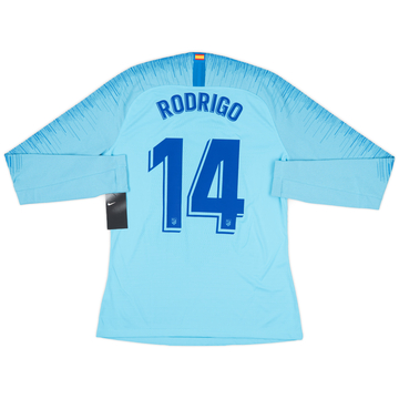 2018-19 Atletico Madrid Player Issue Away L/S Shirt Rodrigo #14 (L)