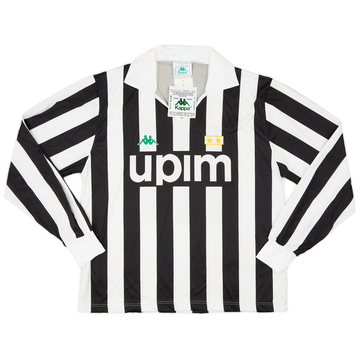1991-92 Juventus Basic Home L/S Shirt (L)
