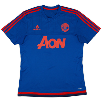 2015-16 Manchester United adidas Training Shirt - 9/10 - (L)