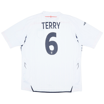 2007-09 England Home Shirt Terry #6 - 8/10 - (XL)