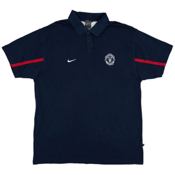 2003-04 Manchester United Nike Polo Shirt - 8/10 - (XL)