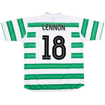 2003-04 Celtic Home Shirt Lennon #18 - 6/10 - (XL)