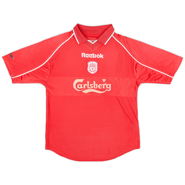 2000-02 Liverpool Home Shirt - 5/10 - (M.Boys)
