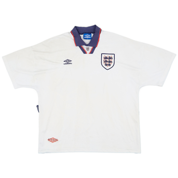 1993-95 England Home Shirt - 6/10 - (XXL)
