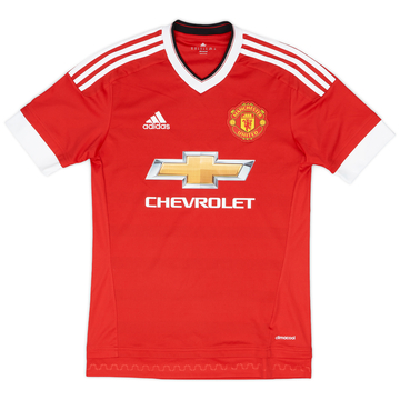 2015-16 Manchester United Home Shirt - 8/10 - (XS)