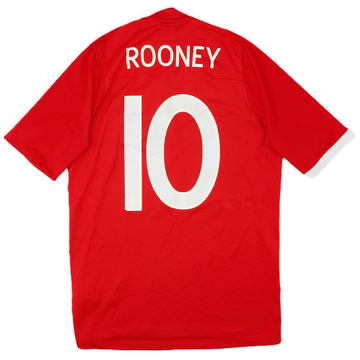 2010-11 England Away Shirt Rooney #10 - 5/10 - (S)