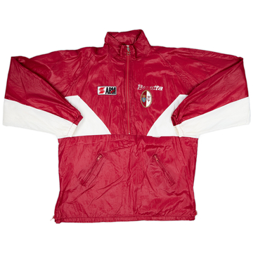 1991-92 Torino ABM 1/2 Zip Hooded Rain Jacket - 6/10 - (XL)