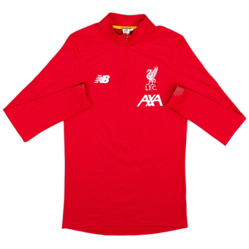 2019-20 Liverpool New Balance 1/4 Zip Drill Top - 7/10 - (S)