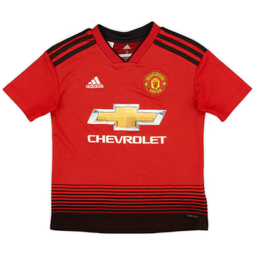 2018-19 Manchester United Home Shirt - 8/10 - (S.Boys)