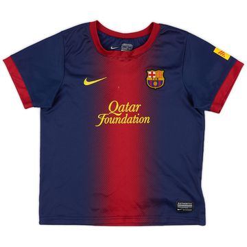 2012-13 Barcelona Home Shirt - 5/10 - (5-6 Years)