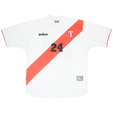 2004-06 Peru Home Shirt #24 - 5/10 - (XL)