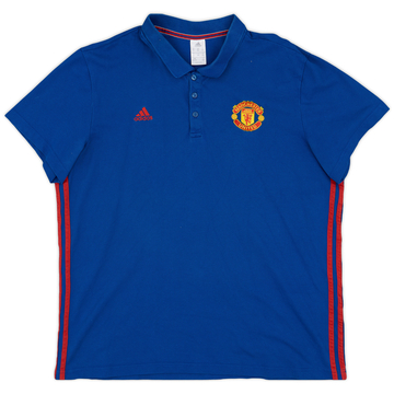 2016-17 Manchester United adidas Polo Shirt - 7/10 - (XXL)