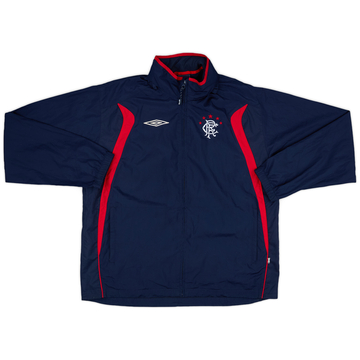2008-09 Rangers Umbro Hooded Rain Jacket - 10/10 - (XL)