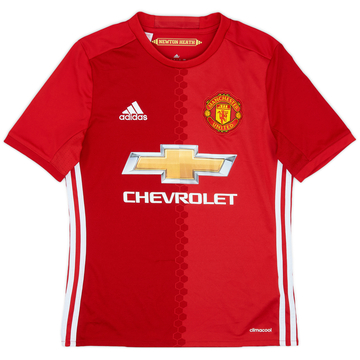 2016-17 Manchester United Home Shirt - 8/10 - (L.Boys)