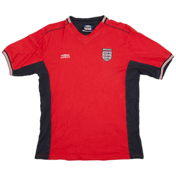 2002-04 England Umbro Training Cotton Tee - 7/10 - (M)