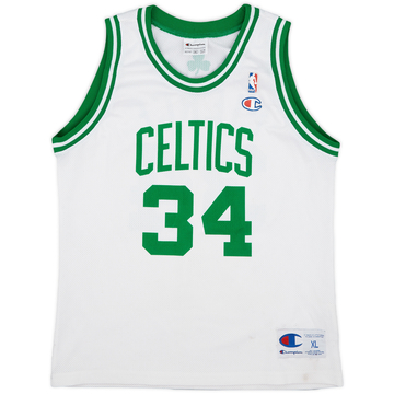 2006-10 Boston Celtics Pierce #34 Champion Home Jersey - 7/10 - (XL.Boys)