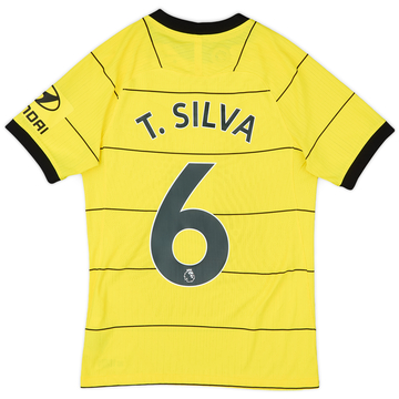 2021-22 Chelsea Authentic Away Shirt T.Silva #6 - 10/10 - (XS)