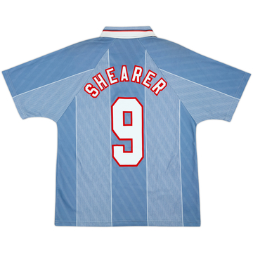 1996-97 England Away Shirt Shearer #9 - 9/10 - (L)