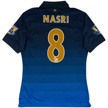 2014-15 Manchester City Player Issue Away Shirt Nasri #8 - 9/10 - (L)