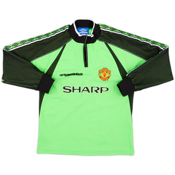 1998-99 Manchester United GK Shirt - 5/10 - (S.Boys)