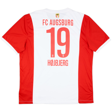 2014-15 FC Augsburg Home Shirt Hojbjerg #19 - 7/10 - (XXL)