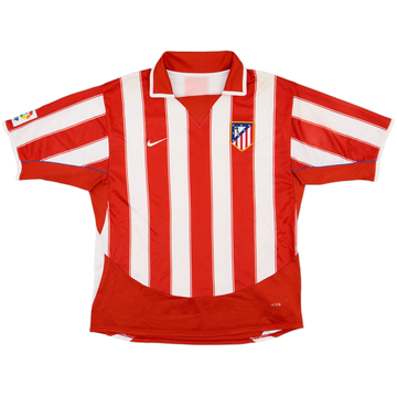 2003-04 Atletico Madrid Home Shirt - 6/10 - (L)
