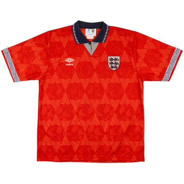 1990-93 England Away Shirt - 7/10 - (L)